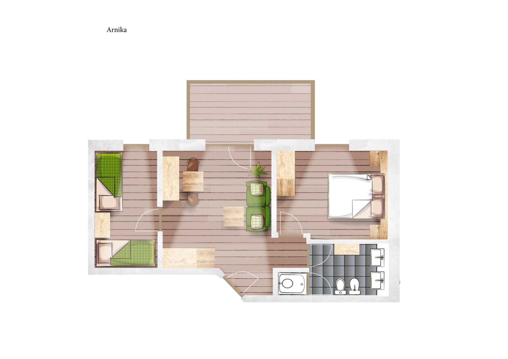 Familienhotel Huber Valles Bagian luar foto